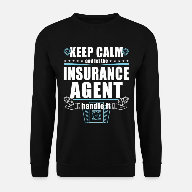 Funny Insurance Sales Representative - Unisex Sweatshirt - black