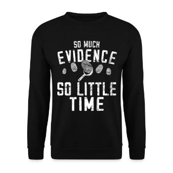 Criminologist - Forensic Science - Unisex Sweatshirt - black - Front - Alina (178cm) & Michal (187cm)