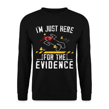 Criminologist - Forensic Science - Unisex Sweatshirt - black - Front - Alina (178cm) & Michal (187cm)