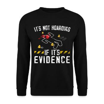 Forensic Scientist - Forensic Criminology - Unisex Sweatshirt - black - Front - Alina (178cm) & Michal (187cm)