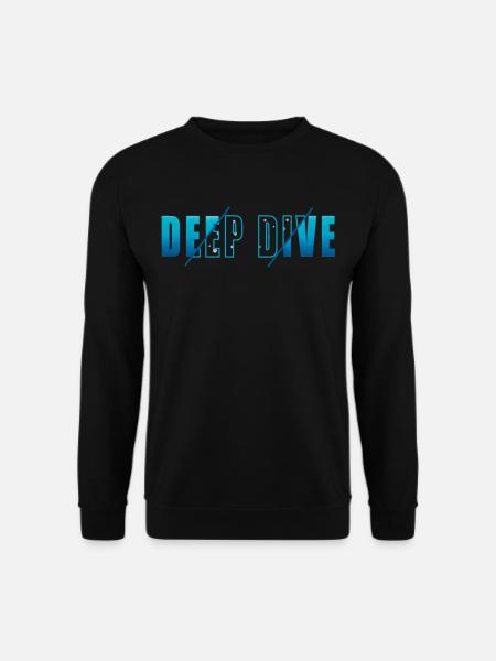 Deep Diving Freedive DeepDive - Unisex Sweatshirt - black