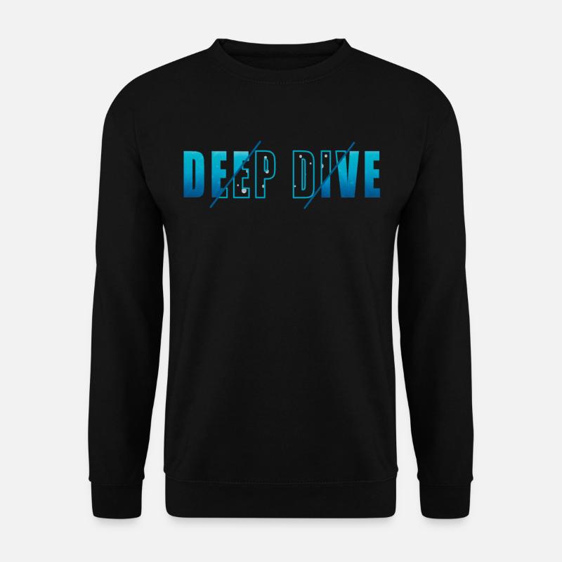 Deep Diving Freedive DeepDive - Unisex Sweatshirt - black