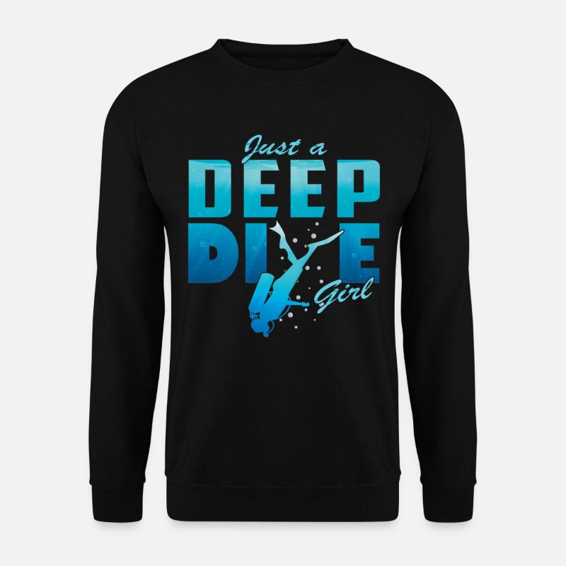 Deep Diving Freedive DeepDive - Unisex Sweatshirt - black