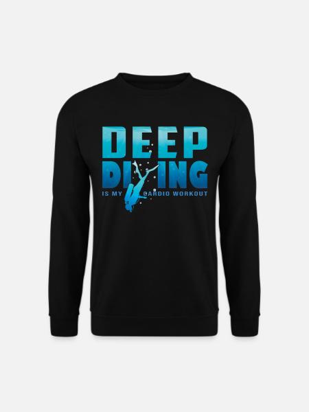 Deep Diving Freedive DeepDive - Unisex Sweatshirt - black