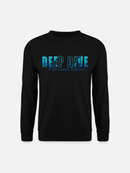 Deep Diving Freedive DeepDive - Unisex Sweatshirt - black