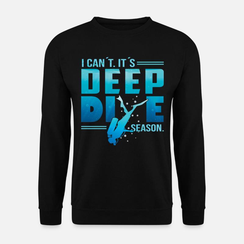Deep Diving Freedive DeepDive - Unisex Sweatshirt - black