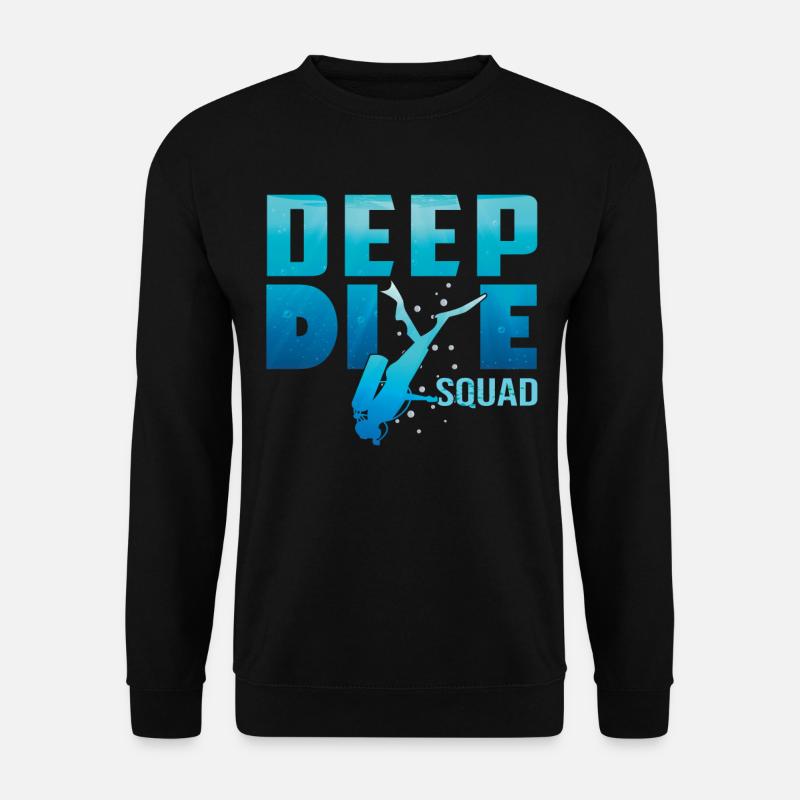 Deep Diving Freedive DeepDive - Unisex Sweatshirt - black