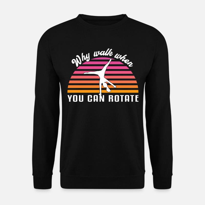 Sunset Gymnastics Gymnasts Karrenrad - Unisex Sweatshirt - black