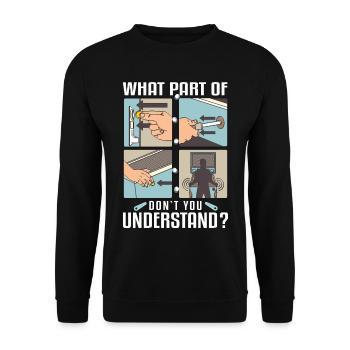 Pub Sports Pinball Machine - Retro Pinball Game - Unisex Sweatshirt - black - Front - Alina (178cm) & Michal (187cm)
