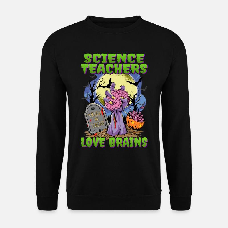 Professeur de sciences Halloween - Sweat-shirt Unisexe - noir