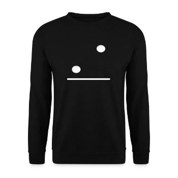 Domino Game Tile 2-0 - Lustiges Gruppenkostüm - Unisex Pullover - Schwarz - Vorne - Alina (178cm) & Michal (187cm)
