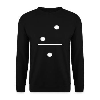 Domino Game Tile 2-1 - Lustiges Gruppenkostüm - Unisex Pullover - Schwarz - Vorne - Alina (178cm) & Michal (187cm)