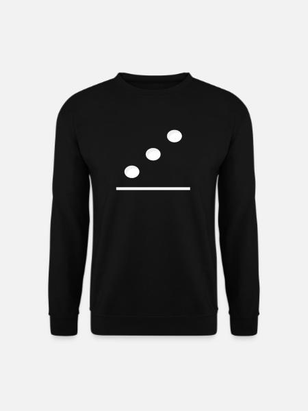 Domino Game Tile 3-0 - Lustiges Gruppenkostüm - Unisex Pullover - Schwarz
