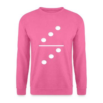 Domino Game Tile 3-3 - Lustiges Gruppenkostüm - Unisex Pullover - Pink - Vorne