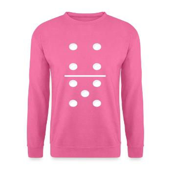 Domino Game Tile 4-5 - Lustiges Gruppenkostüm - Unisex Pullover - Pink - Vorne