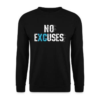 XC running present for men and women - Unisex Pullover - Schwarz - Vorne - Alina (178cm) & Michal (187cm)