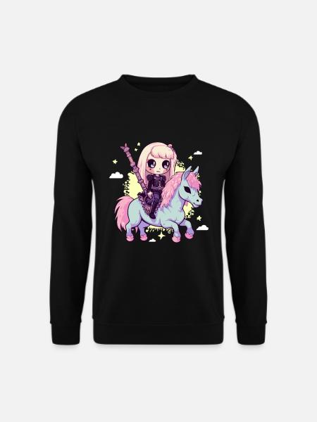 Süßes Okkultes Todesmädchen, Das - Unisex Pullover - Schwarz