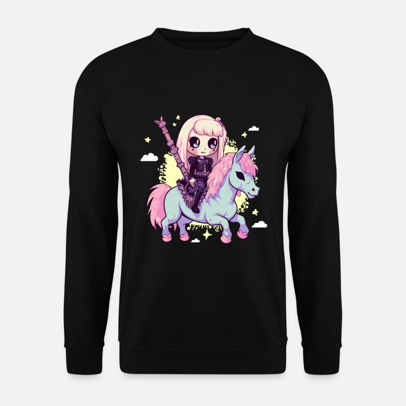 Süßes Okkultes Todesmädchen, Das - Unisex Pullover - Schwarz
