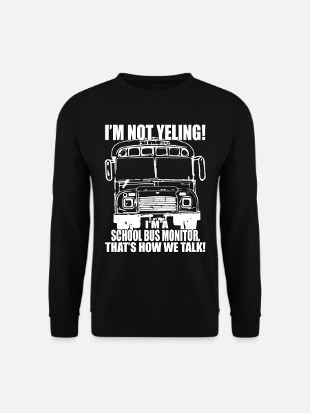Schulbuswärter - Schulbusfahrer - Unisex Pullover - Schwarz