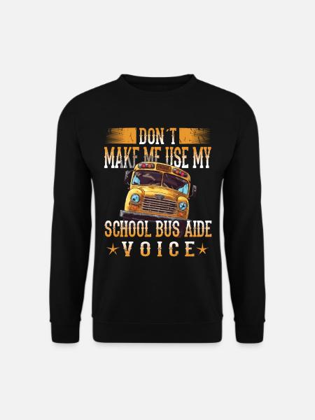 Schulbuswärter - Schulbusfahrer - Unisex Pullover - Schwarz