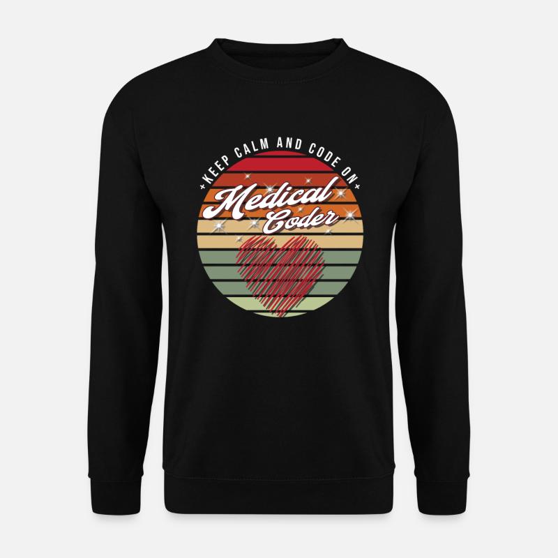 Assistant médical - Codeur médical - Sweat-shirt Unisexe - noir