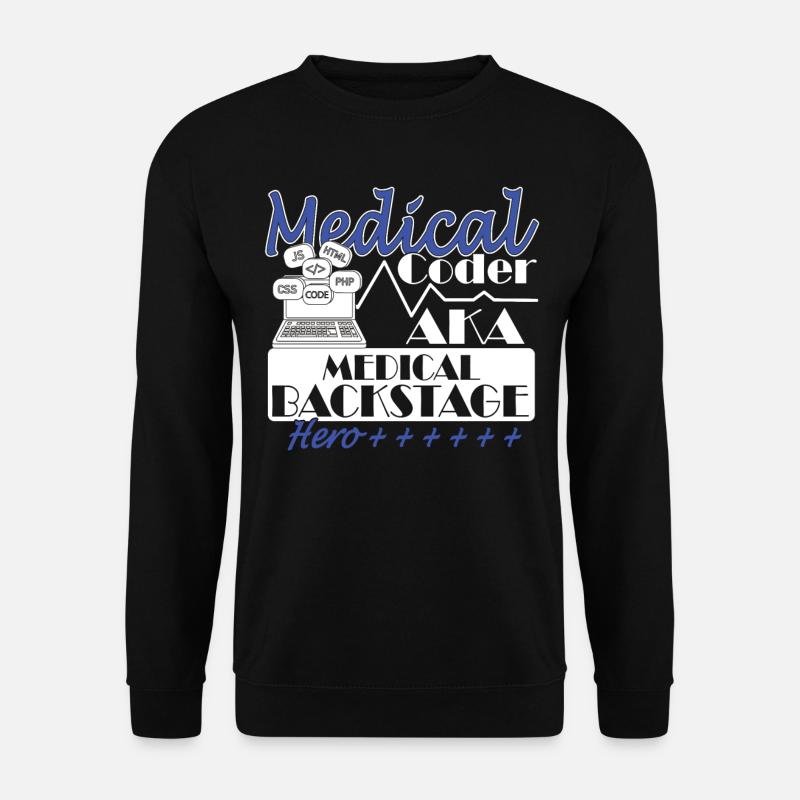 Medizinischer Assistent - Medizinischer Kodierer - Unisex Pullover - Schwarz