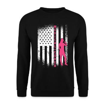 Assistant médical - Codeur médical - Sweat-shirt Unisexe - noir - Devant - Alina (178cm) & Michal (187cm)
