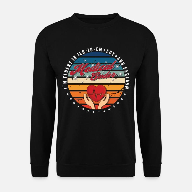 Medizinischer Assistent - Medizinischer Kodierer - Unisex Pullover - Schwarz