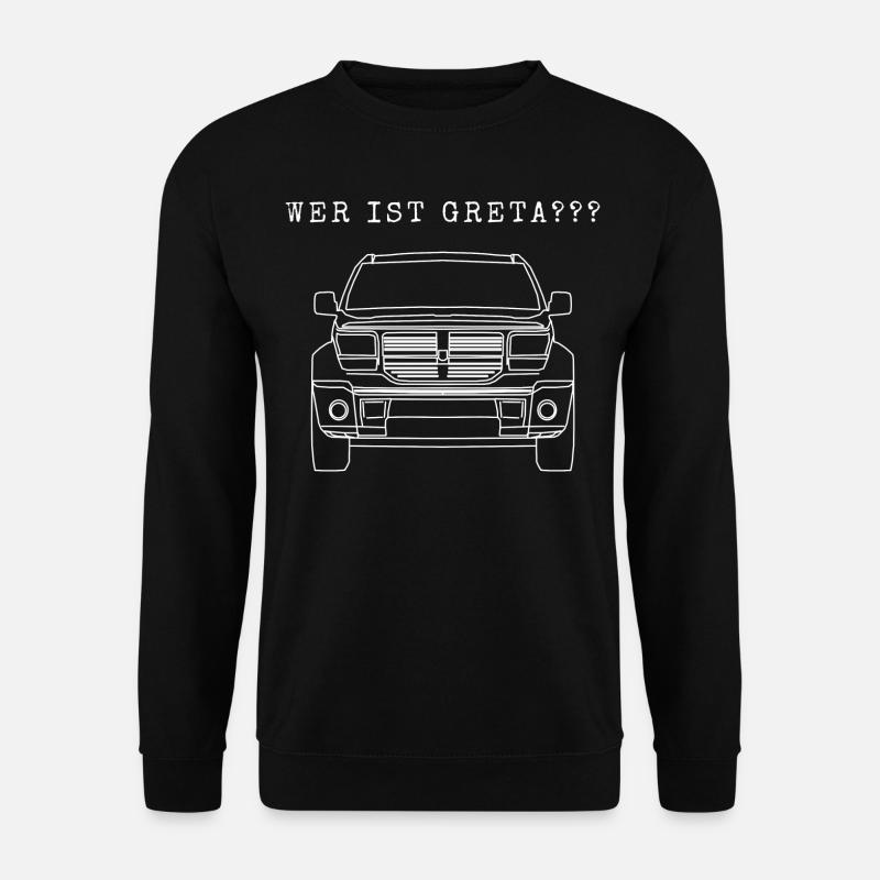 Wer ist Greta - Unisex Pullover - Schwarz