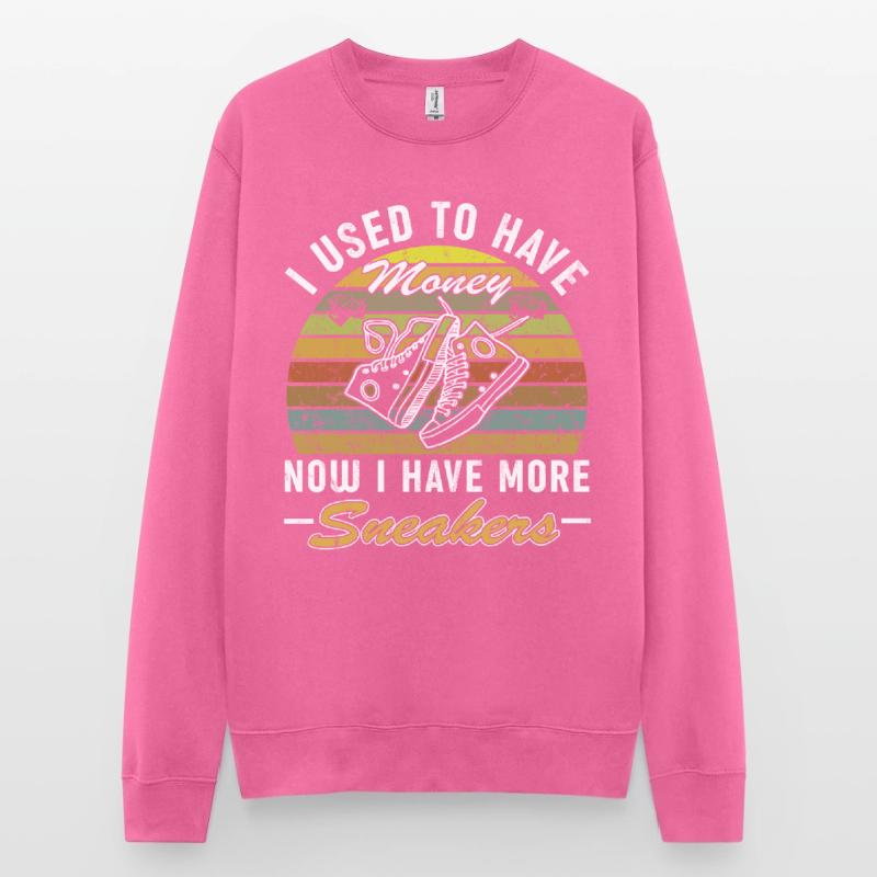 Collectionneur de baskets « J’avais de l’argent » Sweat-shirt Unisexe