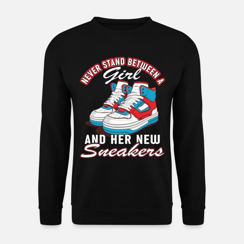 "Sneaker Mom" Funny Shoe - Unisex Sweatshirt - black