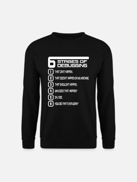 Lustig Lol Nerd IT Informatiker - Unisex sweater - sort