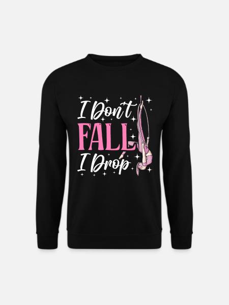 Aerial Silk Akrobatik Circus Aerialist - Unisex Pullover - Schwarz