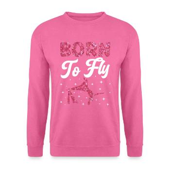 Aerial Silk Akrobatik Circus Aerialist - Unisex Pullover - Pink - Vorne