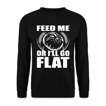 Sourdough Starter Sourdough Bread Baking Fans Baking - Unisex Sweatshirt - black - Front - Alina (178cm) & Michal (187cm)