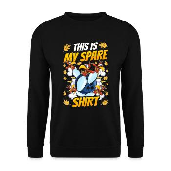 Thanksgiving Bowl Bowler Strike Pin Sport Bowling - Sweat-shirt Unisexe - noir - Devant - Alina (178cm) & Michal (187cm)