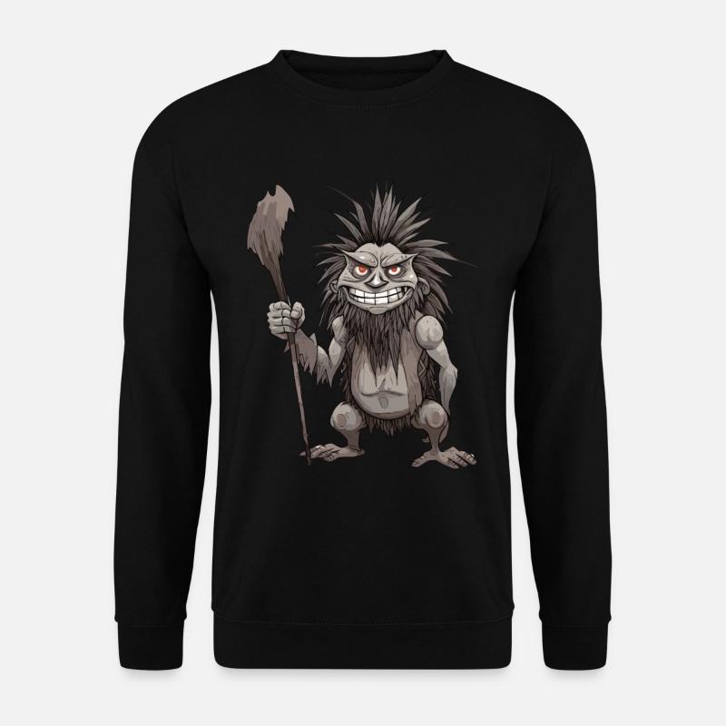 Mythisches Monster - Kryptides Monster - Funny - Unisex Pullover - Schwarz