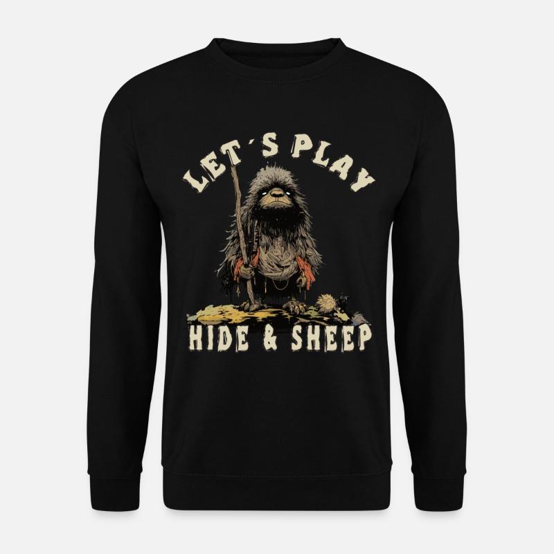 Let's hide - Unisex Sweatshirt - black