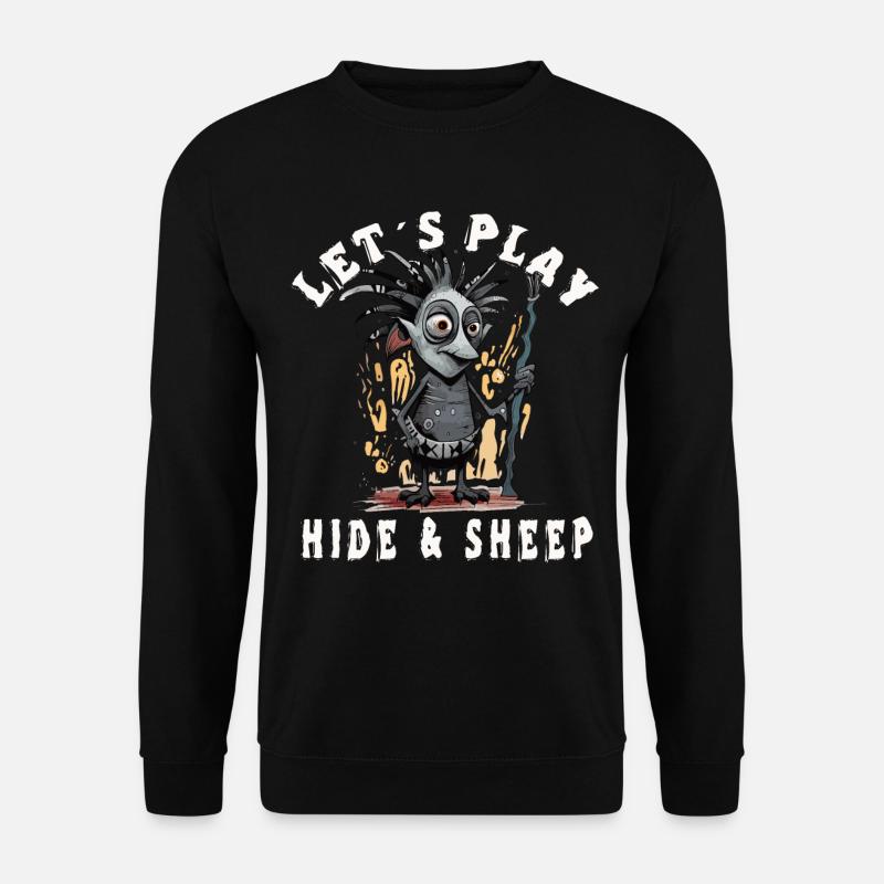 Lass Uns Verstecken - Unisex Pullover - Schwarz