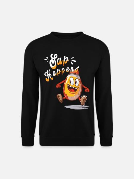 SAP Passiert - Ahornbaum - Zucker- Und Ahornsirup - Unisex Pullover - Schwarz