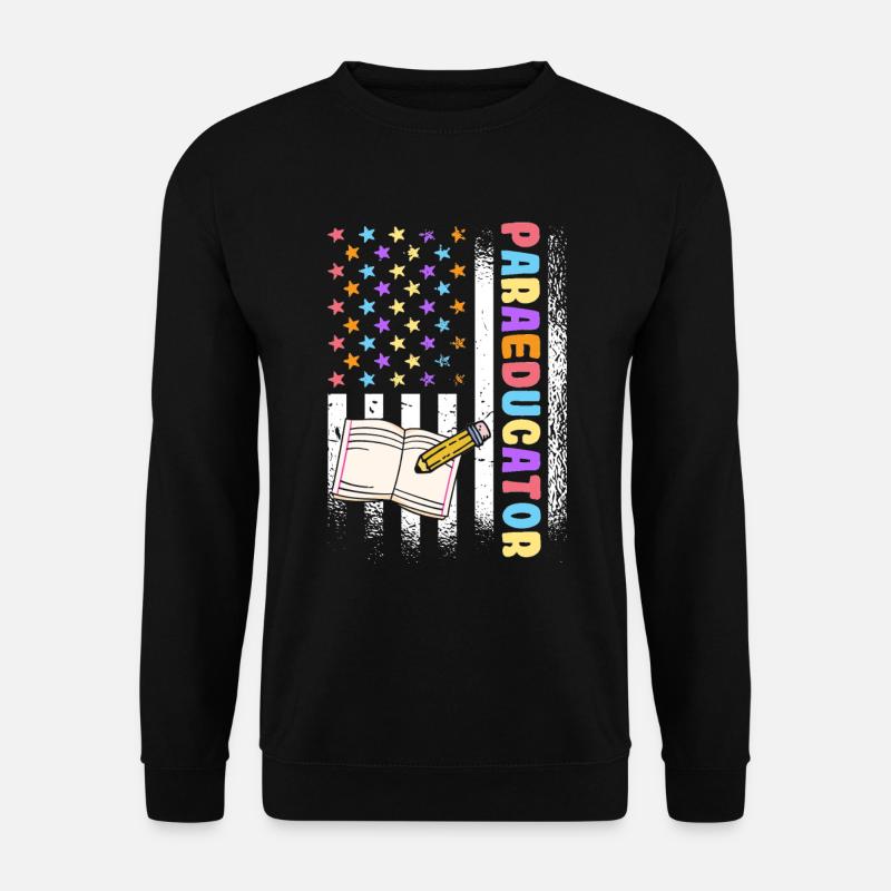 Classroom Assistant Paraprofessional US - Unisex Sweatshirt - black