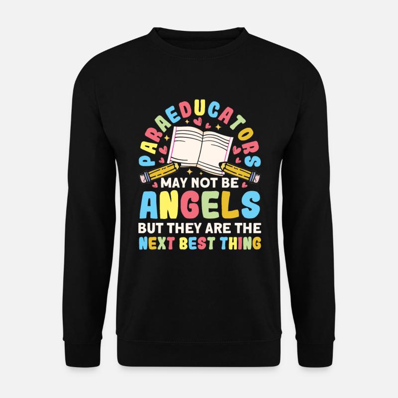 Klassenzimmer Assistent Parapro Paraprofessional - Unisex Pullover - Schwarz