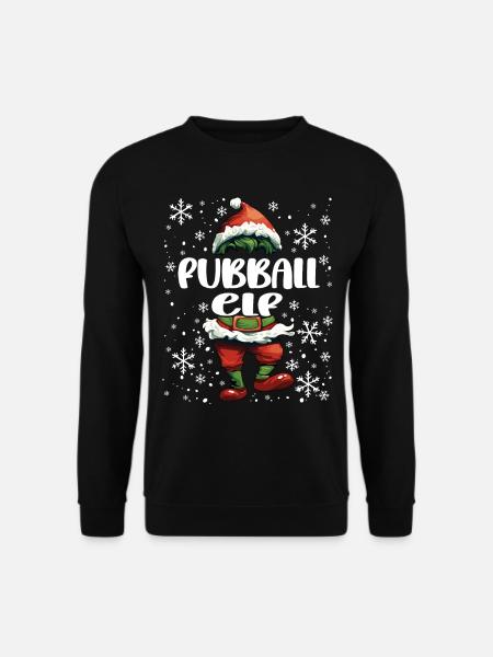 Weihnachtsoutfit Fachinformatiker Elf - Unisex Pullover - Schwarz