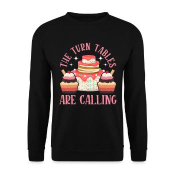Cupcake-künstler Backt - Unisex Pullover - Schwarz - Vorne - Alina (178cm) & Michal (187cm)