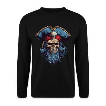 Sea Shanty Design For Loved Ones While Singing - Unisex Sweatshirt - black - Front - Alina (178cm) & Michal (187cm)