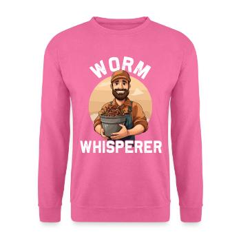 Ver de terre - Cultivateurs de vers - Compétences de ferme de vers - Sweat-shirt Unisexe - rose - Devant