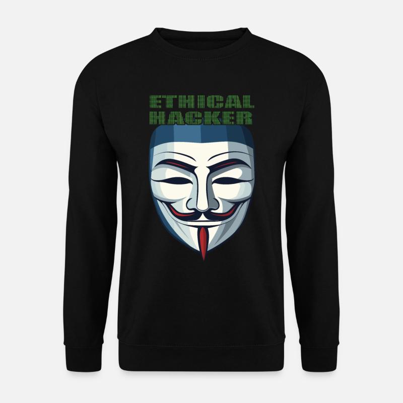 Ethical Hacking Analyst Ethical - Unisex Sweatshirt - black