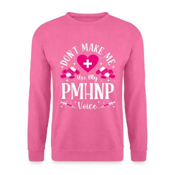 Drôle Psychiatrique - Sweat-shirt Unisexe - rose - Devant