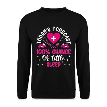 Drôle Psychiatrique - Sweat-shirt Unisexe - noir - Devant - Alina (178cm) & Michal (187cm)