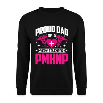 Drôle Psychiatrique - Sweat-shirt Unisexe - noir - Devant - Alina (178cm) & Michal (187cm)